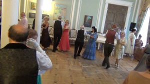 Июльский бал в дворянской усадьбе Популярные бальные танцы 19-20 веков   Па де Грас ....