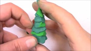 Террейн. Как сделать елку из пластилина