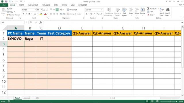 PART 1 - ONLINE ASSESSMENT TOOL WITH OPTION BUTTONS IN MS EXCEL (TAMIL) | Kallanai YT смотреть онлайн