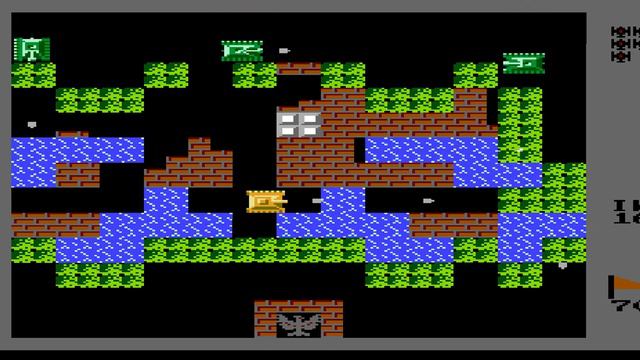 Battle city (NES, 1985) Уровень 70 смотреть онлайн