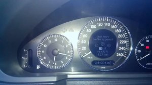 Как перевести часы на Мерседесе w211