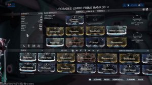 Warframe - Limbo prime 0 forma [End Game Build]