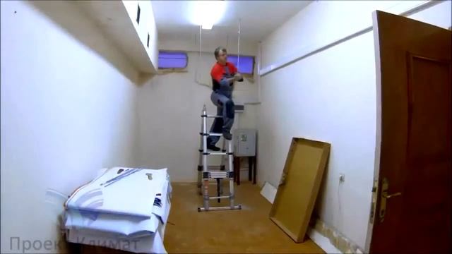 Монтаж канальных кондиционеров в серверной