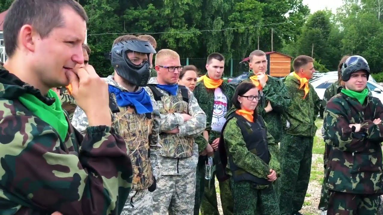 Игра в пейнтбол. Инжены ТВЗ смотреть онлайн