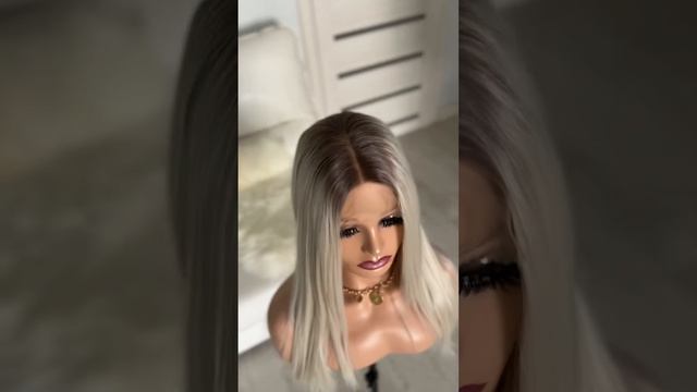 Парик холодный блонд на сетке ? смотреть онлайн