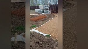 бетонная парковка для машины - 15 см, толщина.