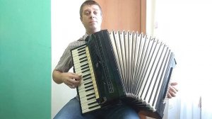 Одинокая гармонь на аккордеоне! Эту песню знают все
