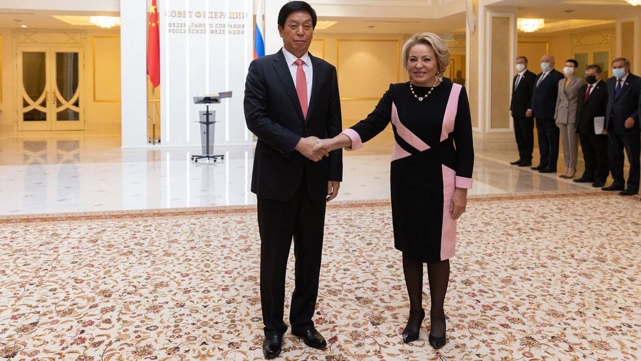 Председатель СФ Валентина Матвиенко провела встречу с главой Парламента КНР Ли Чжаньшу