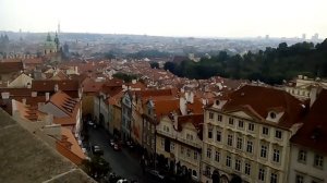 Вид на Прагу с Вышеградского замка