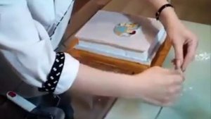 Он-лайн урок по декору торта в виде книги