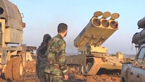 РАКЕТНЫЙ МОНСТР из СИРИИ! Буратино - ОТДЫХАЕТ! Golan-1000 на базе Т-72!
