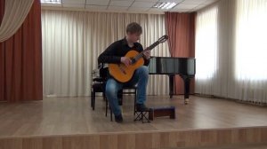 М.Каркасси, "Этюд ля-мажор №23" - исполняет Дворников Иван