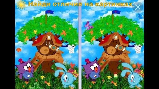 Найдите отличия на картинках 1 задание