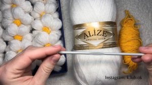 Кардиган с ромашками крючком+облачка | МК