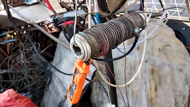 Реле 120а. Тест на длительное включение током около 30а. ч-3 смотреть онлайн