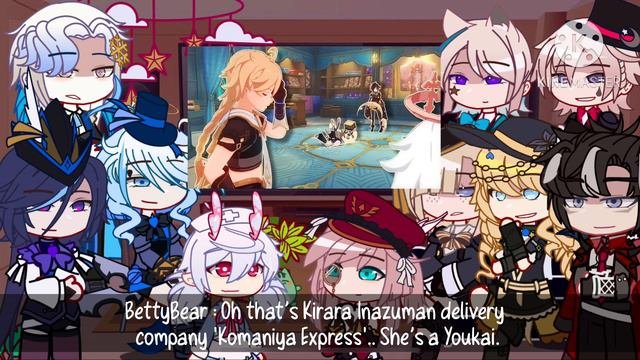 🧡✨ Genshin Impact React To 4.5 Trailer Version|| Gacha Club || Fontaine