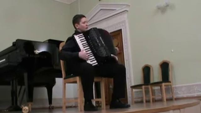 Г. Шендерёв "Кадриль", исполняет Павел Бекарев, 13 лет смотреть онлайн