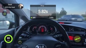 Kia ceed JD 2016 0-100 acceleration