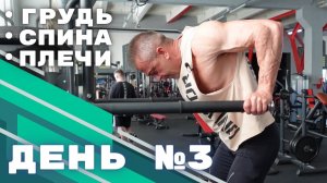 Тренировка • ГРУДЬ / СПИНА / ПЛЕЧИ • 20.05.24
