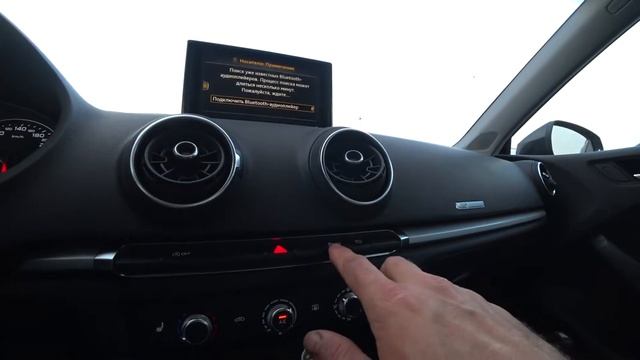 ? Обзор Audi A3 и органов управления Ауди в каршеринге Делимобиль, промокод на скидку 50%