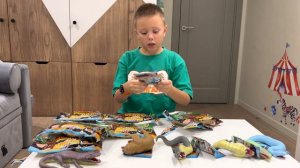 Sbabam НАЗЕМНЫЕ ХИЩНИКИ РАСПАКОВКА  коллекция из серии Кreaturex