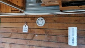 Открытая веранда на даче.