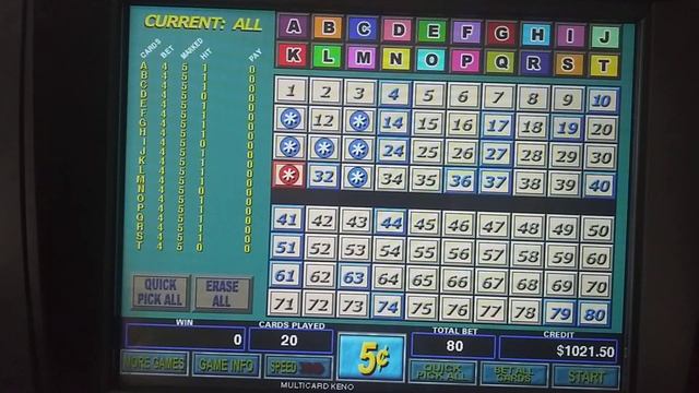 Multi-Card Keno: Holy 5 Spots! 10-21-20 смотреть онлайн