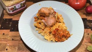 Свинина тушёная с Булгуром