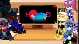 Sans aus react to Creepypasta |Part 2| (Warning!- flashing lights and blood)