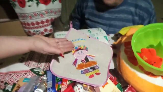 Влог.Распаковка посылки от наших  дорогих Оля+Коля Шаповаловы.