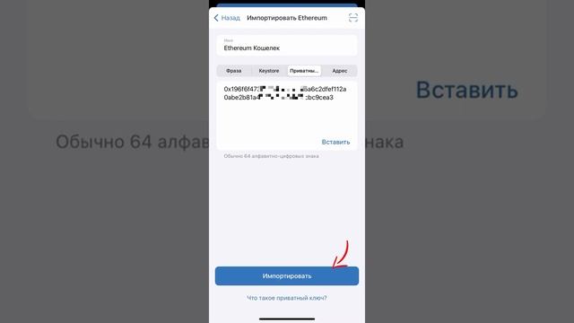 КАК ИМПОРТИРОВАТЬ ТОКЕНЫ В КОШЕЛЁК TRUST WALLET | ИМПОРТ ПРИВАТНОГО КЛЮЧА В TRUST WALLET