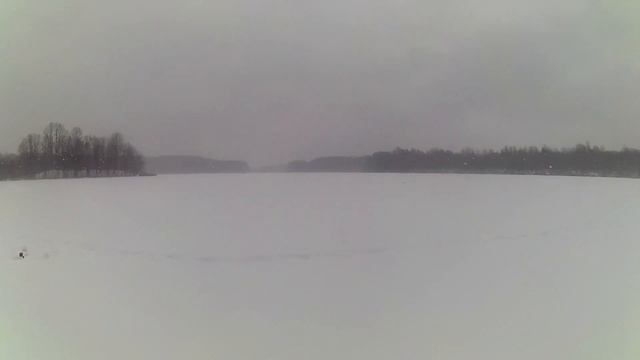 Рыбалка  в глухозимье на озере Кляже.