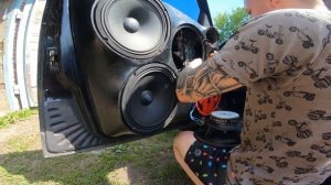 громкий фронт на приору 2 часть (подсветка в грили)