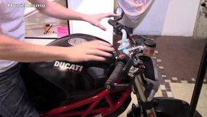 Настройка положения руля. Ducati Monster