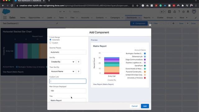 VERTICAL STACKED BAR CHART COMPONENT IN SALESFORCE | How to Create a Component in Salesforce
