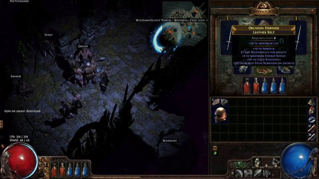 Path Of Exile - Gameplay Walkthrough Part 14 - Act 2 - Waterfall Caves, Ancient Pyramid