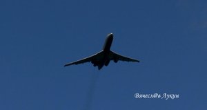 После взлёта у Туполева Ту-154М отказ одной силовой установки