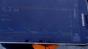 Ловля со льда с эхолотом Практик 7 Wi Fi в режиме "Зима" часть 1