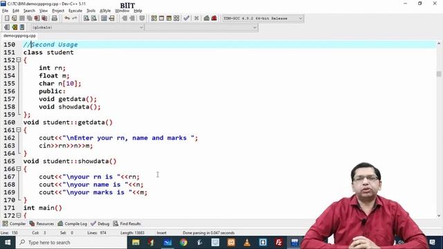 Scope Resolution in C++ Programming | ( : : ) | By Professor Pankaj Gupta | BIIT