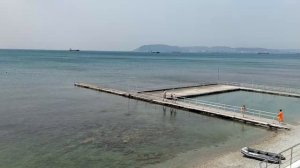 Набережная в Кабардинке и пляж "Сигнал".