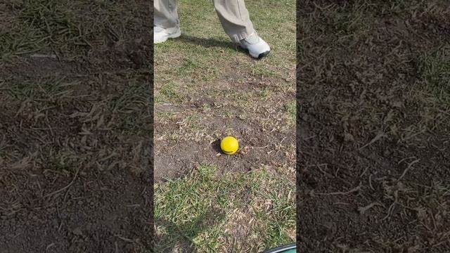 Top down golf swing with sound