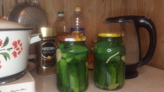 Маринованные огурчики. Очень вкусные и хрустящие. Рецепт.