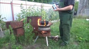 Как обжечь новый чугунный казан. прожариваем с солью . часть 1