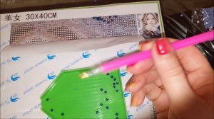 Мастер класс Алмазная вышивка. Как сделать картину из страз?
