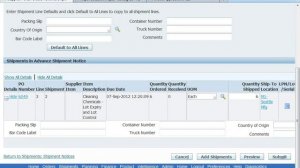 Oracle iSupplier Portal Fundamentals Training - Lesson 9.3 - Enter Advance Shipment Notice(ASN)