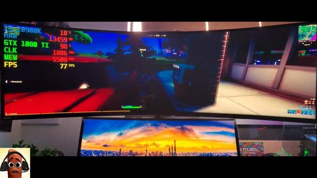 Samsung Odyssey G9 | Fortnite | Gameplay смотреть онлайн