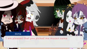 (Some) uppermoons + Muzan react to yoriichi // my au // reaction // not original // non cannon //