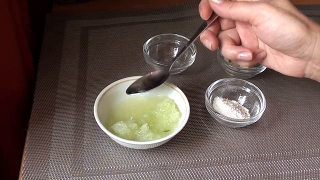 Дрожжевая маска с огурцом