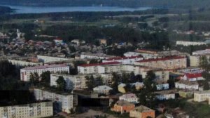 Карпинск с птичьего полета