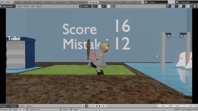 UPBGE No bones Ragdoll Auto Fighting for fun :-D смотреть онлайн